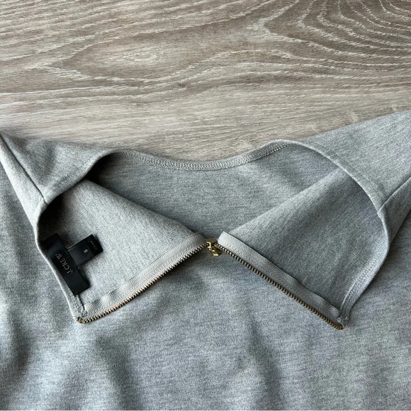 J. Crew Tulle Hem Peplum  Top in Grey - Picture 15 of 15